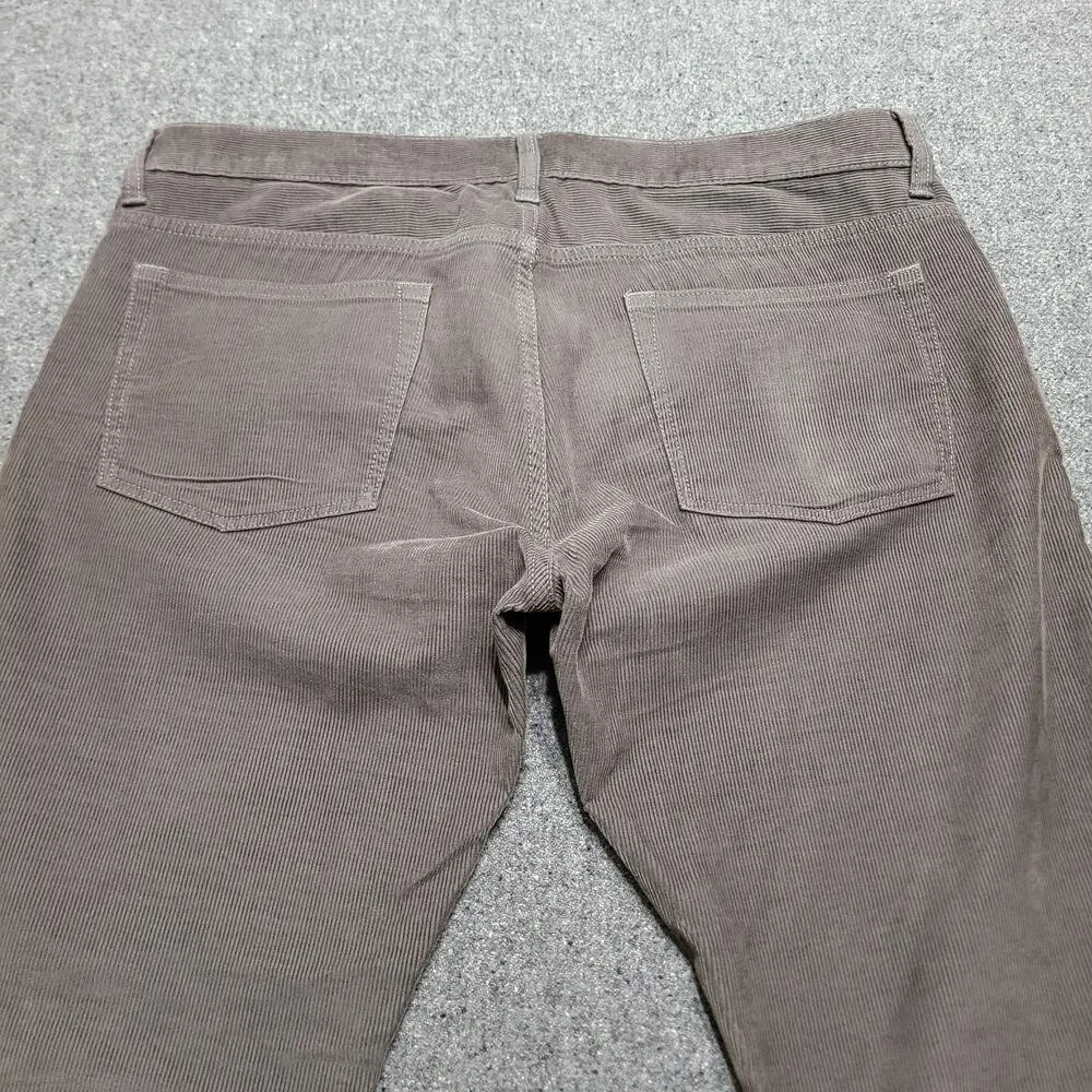 J Crew Pants Mens 34x30 Grayish 484 Slim Corduroy Jeans Stretch Preppy Casual